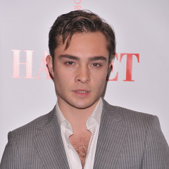 Ed Westwick Catches Jude Law's Hamlet Broadway Opening 