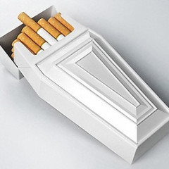 The Best Guests Come Bearing Gifts...Coffin Shaped Cigarette Box