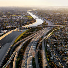 Los Angeles River, Now A Beautiful Concrete Channel, Happy Tuesday:(