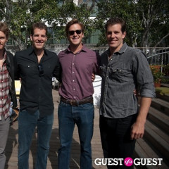 Cameron And Tyler Winklevoss Meet Their Silver Screen Counterparts