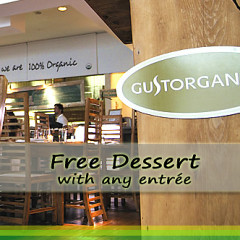 Today's Newsletter Giveaway: Free Dessert at Gustorganics