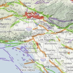 Map Shows California's Many Faults, The Geological Kind