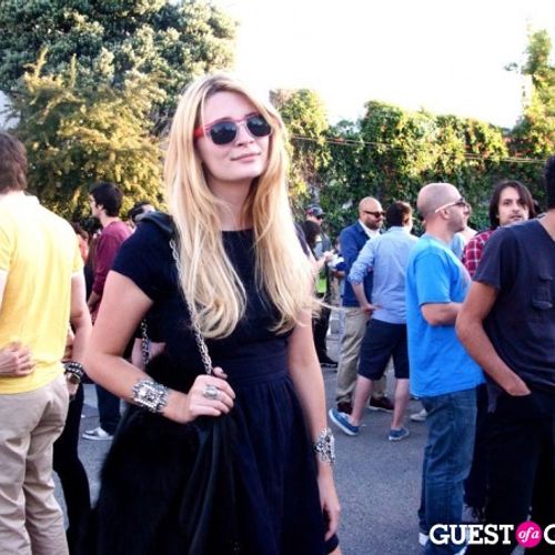 Mischa Barton Attends Opening Ceremony's Parking Lot Party