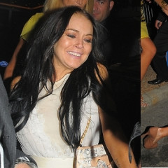 Lindsay Lohan Partying A Little Too Hard In Cannes