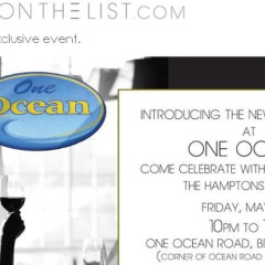 Today's Giveaway: Tickets To Bridgehampton's One Ocean Tonight!