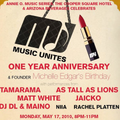 Today's Giveaway: Tickets To Music Unites 1st Anniversary Party!