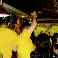 World Cup Soccer And Brazilian Beer Towers On A Sunday