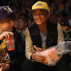 The Bieb And Jaden Smith Stay Out Past Curfew For The Laker Game