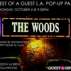 Tonight's Pop-Up Party At The Woods!