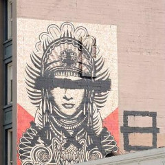 Artists Justify Vandalizing Downtown Shepard Fairey Mural: 