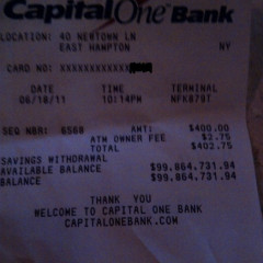 ATM Fee On Mystery Receipt: Major Victory For 