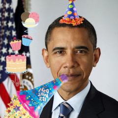 Obama Gets Fat Checks for 50th Birthday