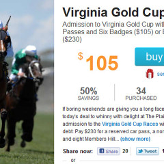 Thanks Livingsocial! Cheap Tickets To VA Gold Cup Fall Races 