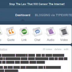 Tumblr Censors Itself In Hopes Americans Will Sign Petition Against Internet Censorship