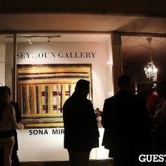 Inside Homegrown Artist Sona Mirzaei's Solo Exhibition Opening Reception At Seyhoun Gallery