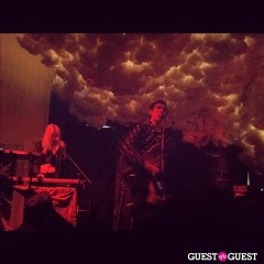 Model Abbey Lee Kershaw's Band, Our Mountain, Performs At Glasslands Gallery