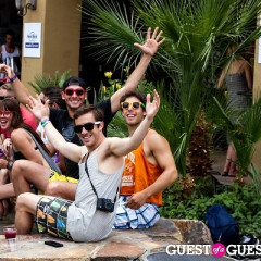 Pete Wentz, Wolf Gang Kick Off Coachella Private Party Scene At Hard Rock Music Mansion Friday