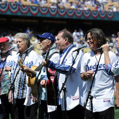 The Boys Of Summer: Beach Boys, L.A. Dodgers Celebrate 50th Anniversaries On Opening Day