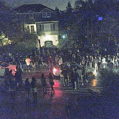 Throwing a house party in high school