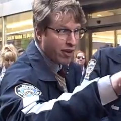 Video: Hipster Cop Loses His Cool At Occupy Wall Street, Tells Former Le Tigre Member To Turn Music Down