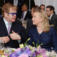 Secretary Clinton And Elton John Honored At Private HRC Georgetown Party