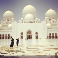 Summer Travels: Grand Mosque In Abu Dhabi
