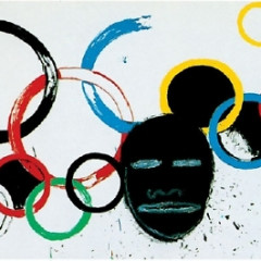 Andy Warhol & Jean-Michel Basquiat's Olympic Rings Return To The Gagosian