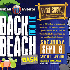Get Your Ticket! Back From The Beach Bash At Penn Social