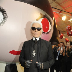 Karl Lagerfeld Hosts Shu Uemura Bash In Paris