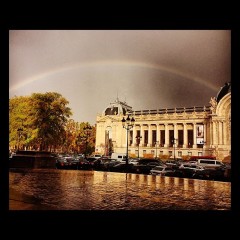 Photo Of The Day: A Rainbow Over Paris Fashion Week 