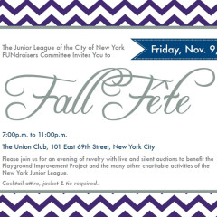 You're Invited: New York Junior League Fall Fete!