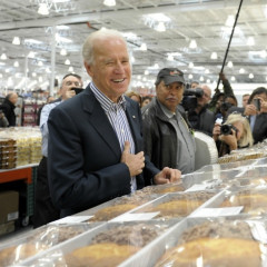 Joe Biden Visits DC's First Costco On Grand Opening!