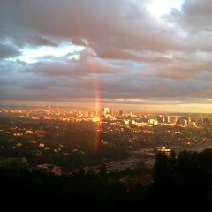 Photo Of The Day: Yesterday's Insane Rainbow(s) Over L.A.