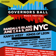 Governors Ball 2013 Lineup: Kanye, Kings Of Leon, And We Figured Out The Third Headliner!