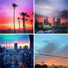 Instagram Roundup: The Best Of Last Night's Rainbow Sunset Over L.A.