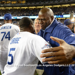 Champagne Showers & NLCS Dreams: A Photo Roundup Of Last Night's Dodgers Victory