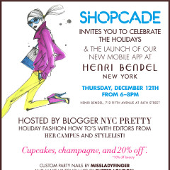 You're Invited! Shopcade Launches A New Mobile App at Henri Bendel