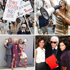 Karl Lagerfeld Turns Chanel Spring/Summer '15 Into A Massive Fashion Protest