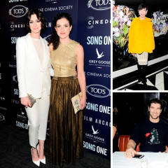 Anne Hathaway Attends Premiere Of Her New Film 'Song One' In NYC