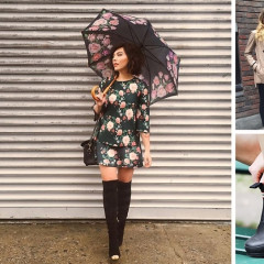 How To Stay Street Style-Ready In The Rain