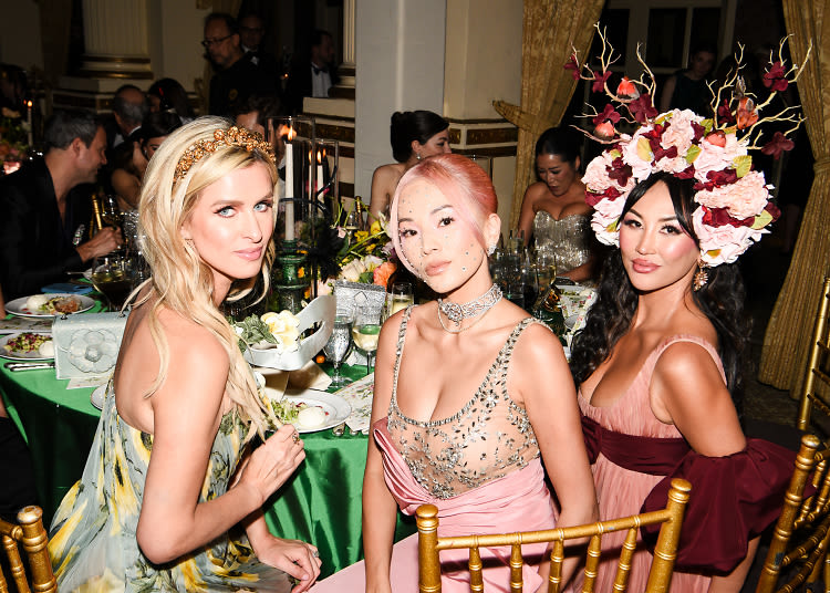 The Floral-Filled Scene At Save Venice's Annual Masquerade Ball