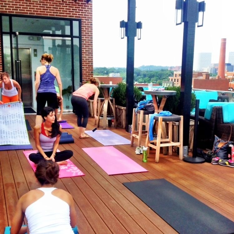 Fitness Class Review: Sun.Stretch.Sip Yoga At The Graham