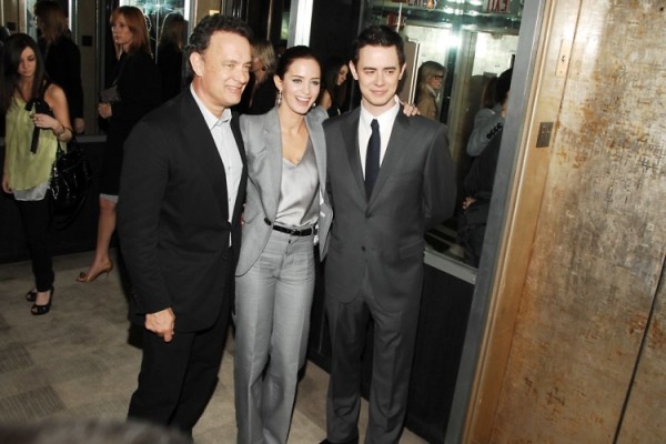 Emily Blunt Colin Hanks Tom Hanks 
