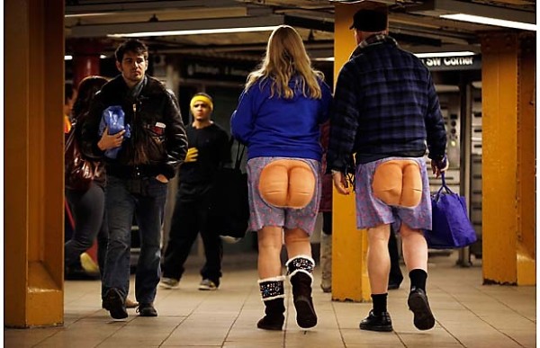 Pants Off Subway 2011 