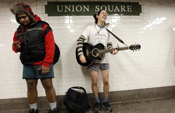 Pants Off Subway 2011 