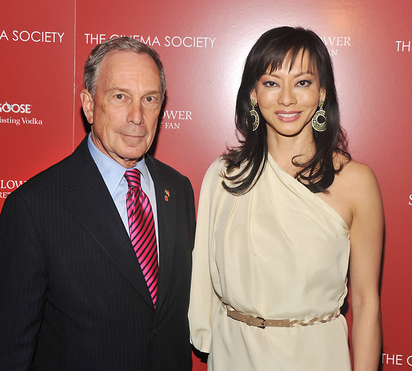 Michael Bloomberg and Florence Sloan 