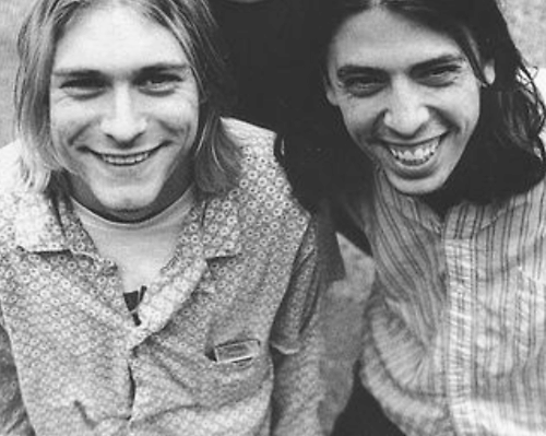 Dave Grohl Kurt Cobain 