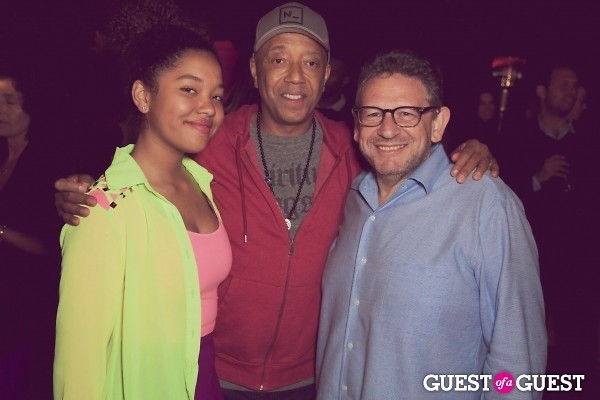 Russell Simmons Ming Lee Simmons Lucian Grainge 