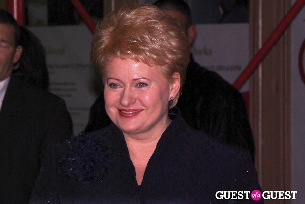President of Lithuania Dalia Grybauskaite 
